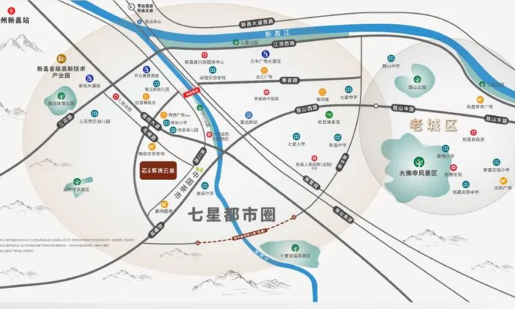 金辉辉逸云庭交通图