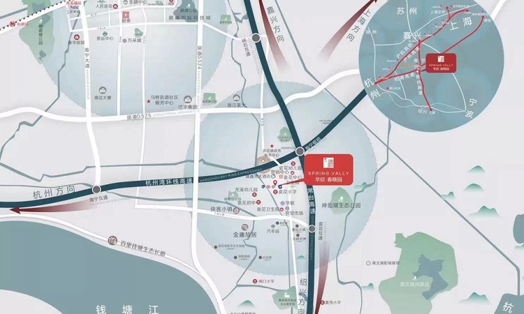 华欣春晓园交通图