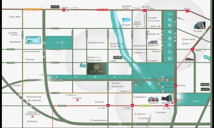 金泰和樾交通图