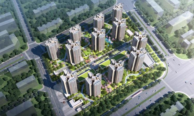 招商华发湖心明荟效果图