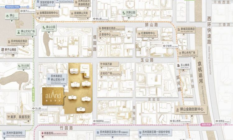 澜庭雅致周边配套图