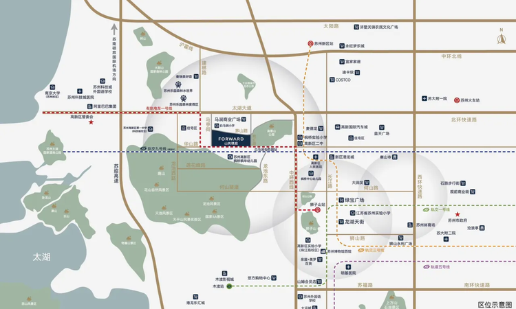 山岚璟庭交通图