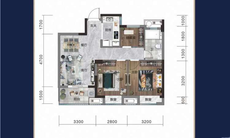 远辰蓝庭景园楼层平面图