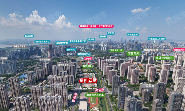 星叶云墅周边配套图