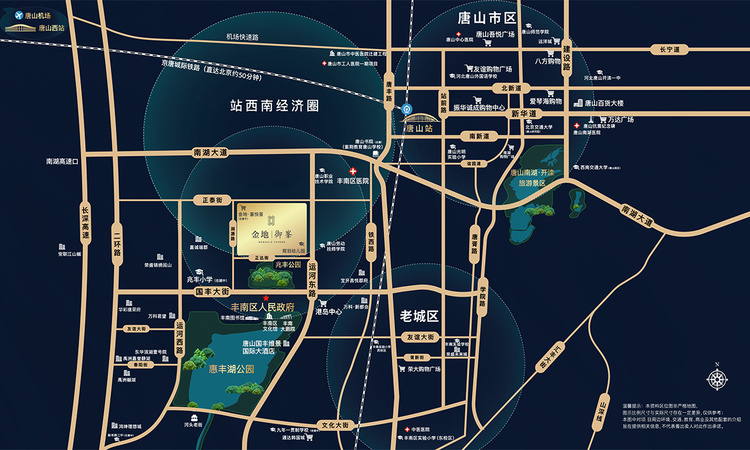 金地御峯交通图