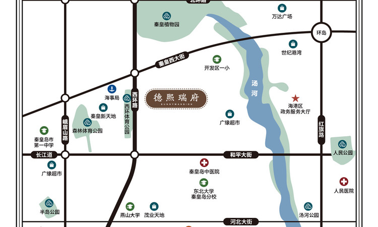 德熙瑞府交通图