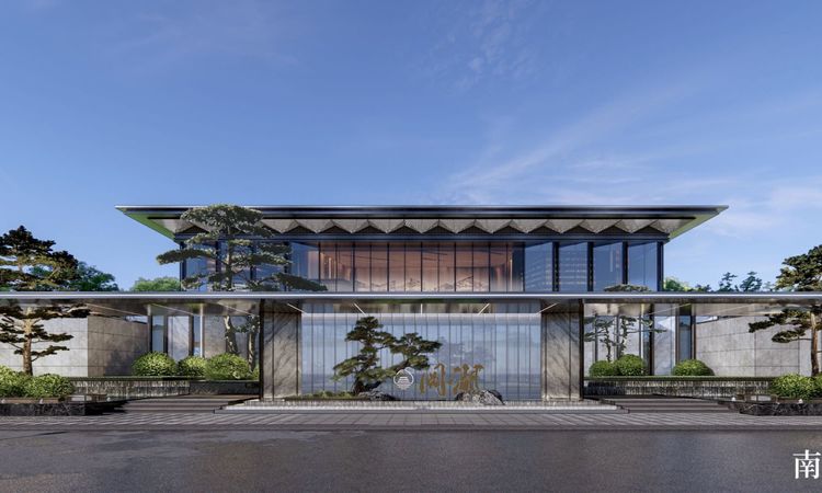 中铁阅湖效果图