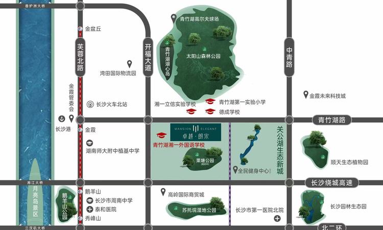 卓越·朗宋交通图