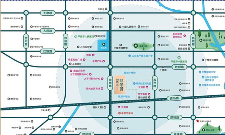 和达翡翠城交通图