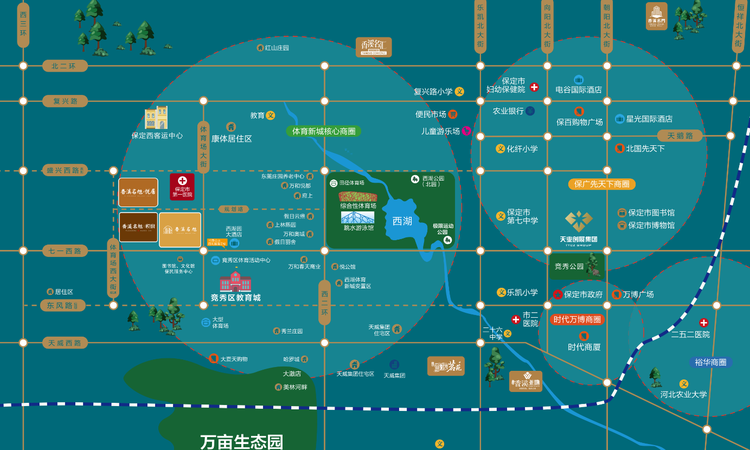 天业·悦府交通图