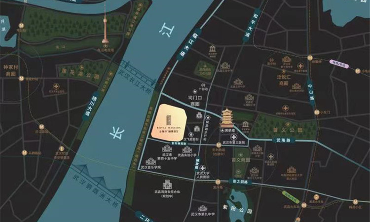 金融街·融御滨江交通图