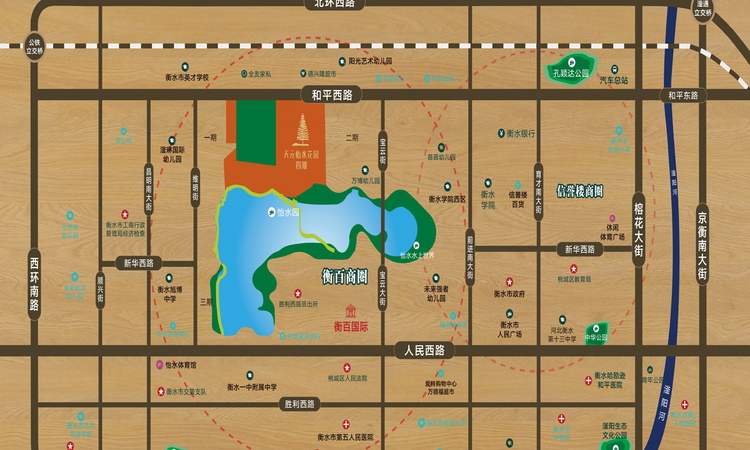 怡水花园四期交通图