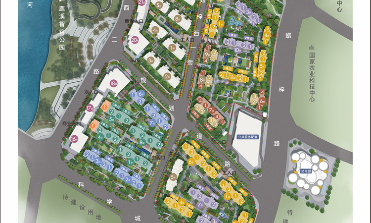 人居越秀·和樾林语楼层平面图