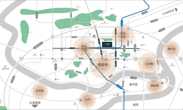 高科雲汀交通图