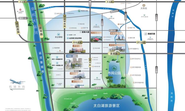 申创·君汇交通图