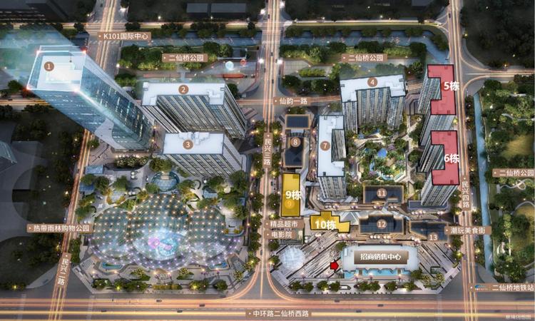 k101广场楼层平面图