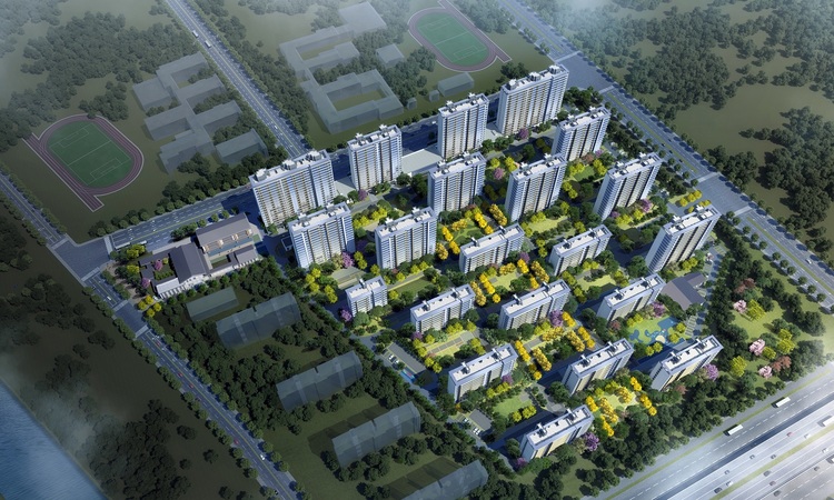 城投泽信·和鸣天著效果图