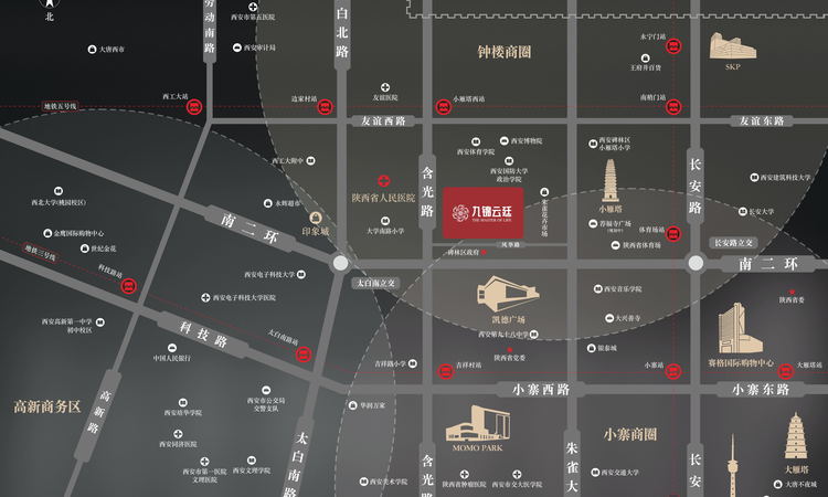 九锦云廷交通图