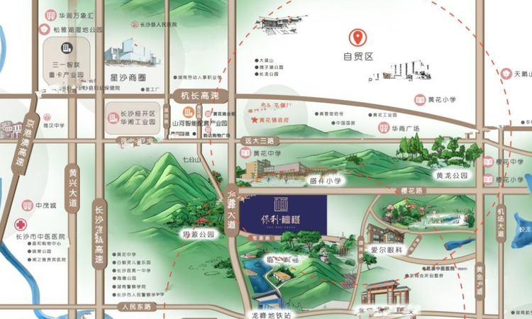 保利檀樾交通图