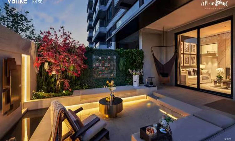 万科四季花城实景图