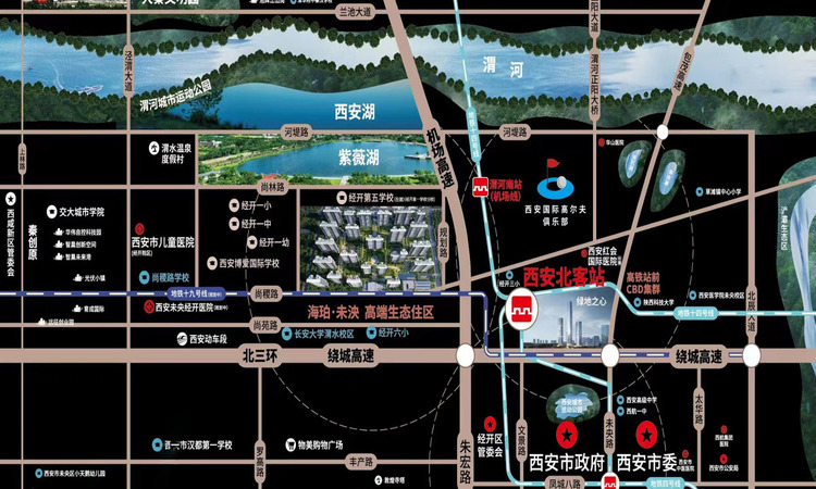 绿地海珀未泱交通图