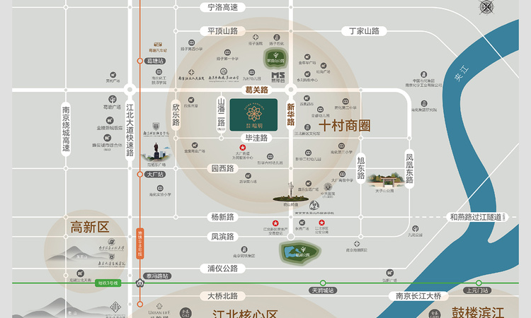 金基亚东暄玥府交通图