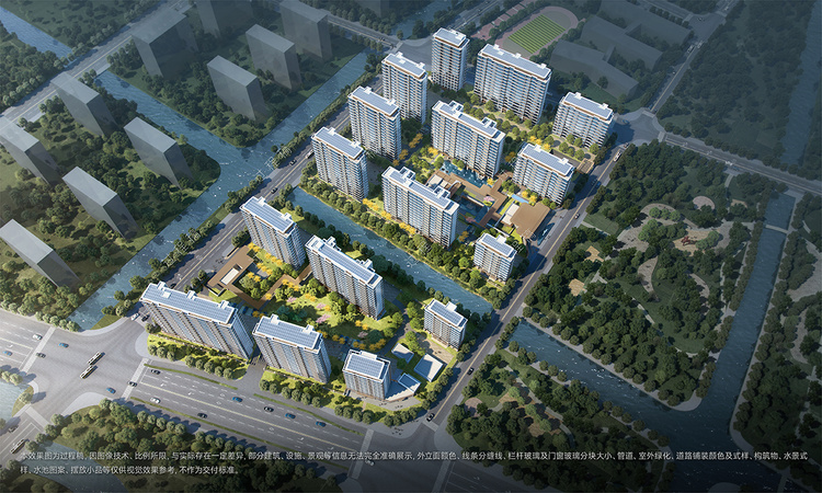 国贸中国铁建·西派海上效果图