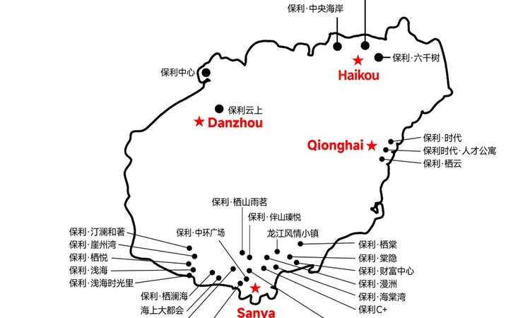  保利·汀澜和著交通图