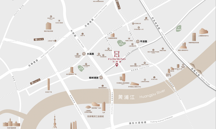 中信泰富·外滩道交通图