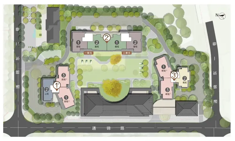 中铁博雅艺术城楼层平面图