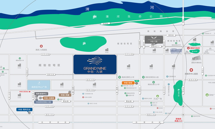 中创·九號交通图