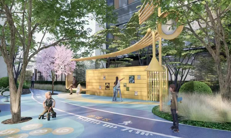 陕建大明府实景图