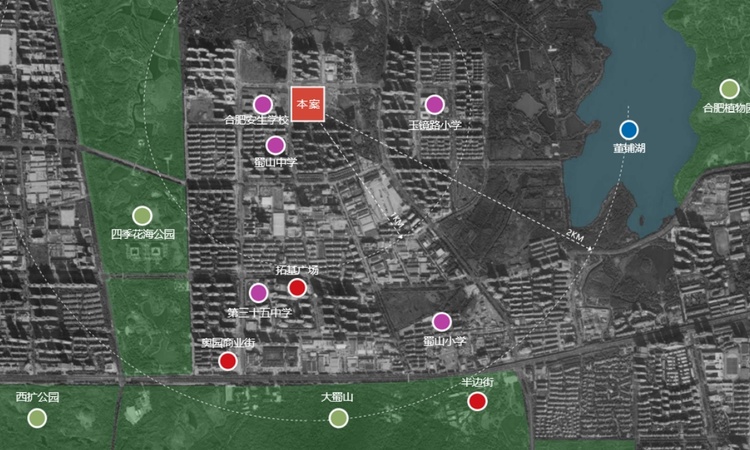 城改玉湖云境周边配套图