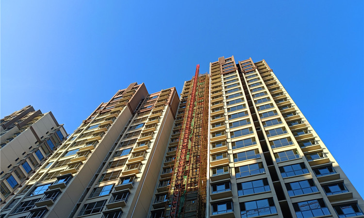 时代广场二期施工进度图