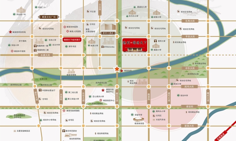 德利∙锦绣天下交通图