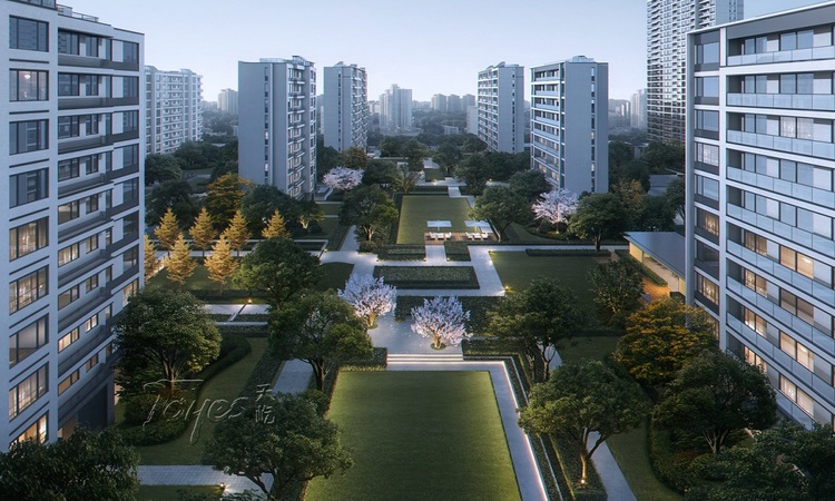 万城杭悦府效果图