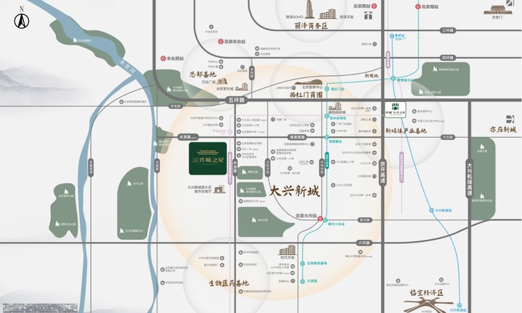 兴城之星交通图