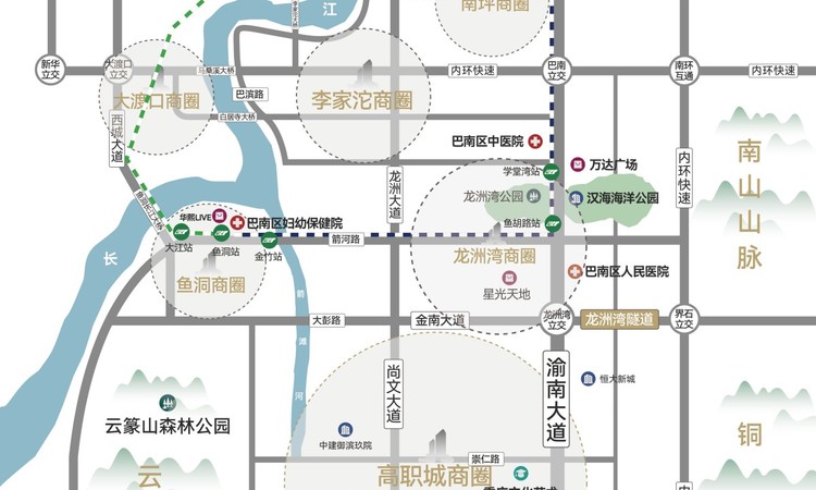 中国铁建·星光宸樾交通图