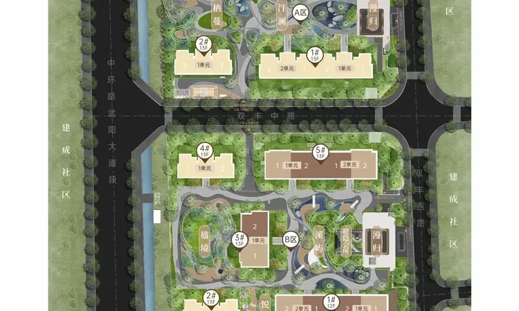 越秀金茂天鹭满园楼层平面图