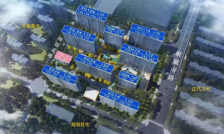 四川邦泰璟和朗月楼层平面图