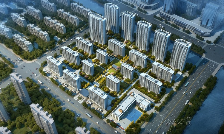 万城杭悦府实景图