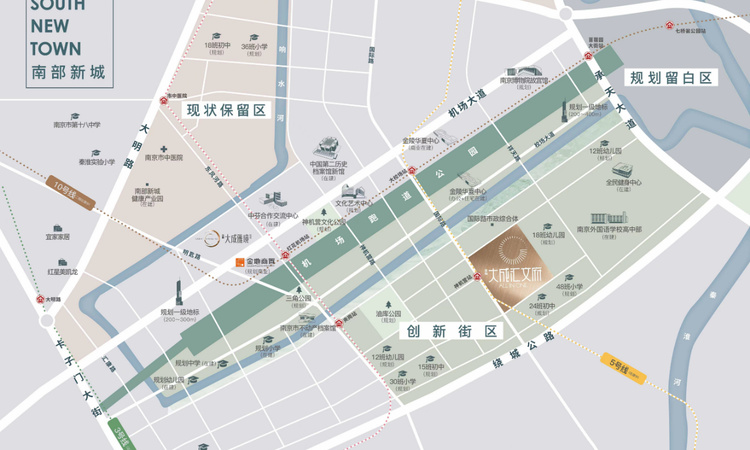 金地大成汇文府交通图