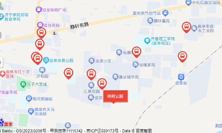 祥府云庭交通图