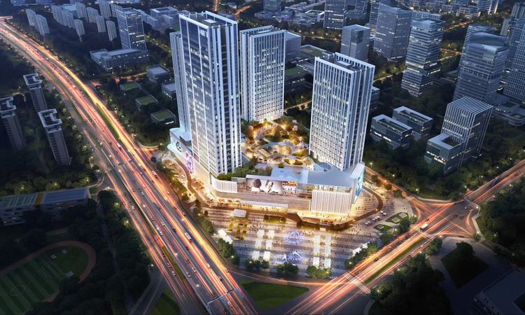 成华和悦广场效果图