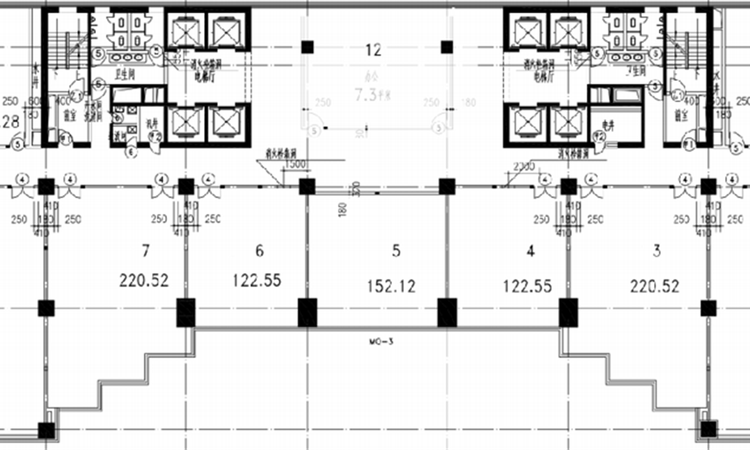 海信大厦楼层平面图