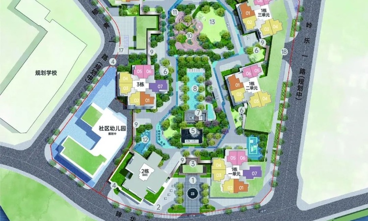 卓越·珺奕府楼层平面图