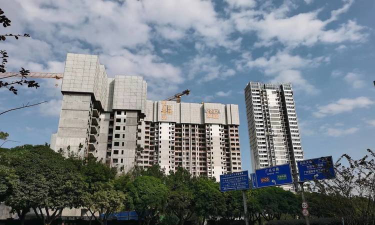 中国铁建·西派云峰施工进度图