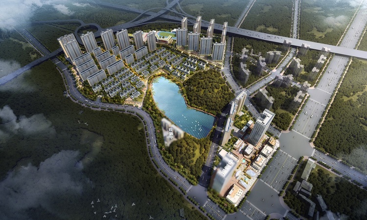 中海映山湖效果图