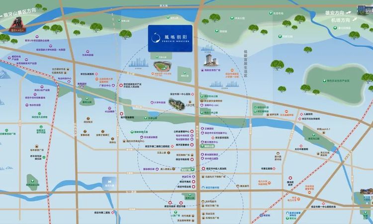 凤鸣朝阳交通图