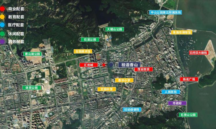 桂语香山 综合体公寓周边配套图